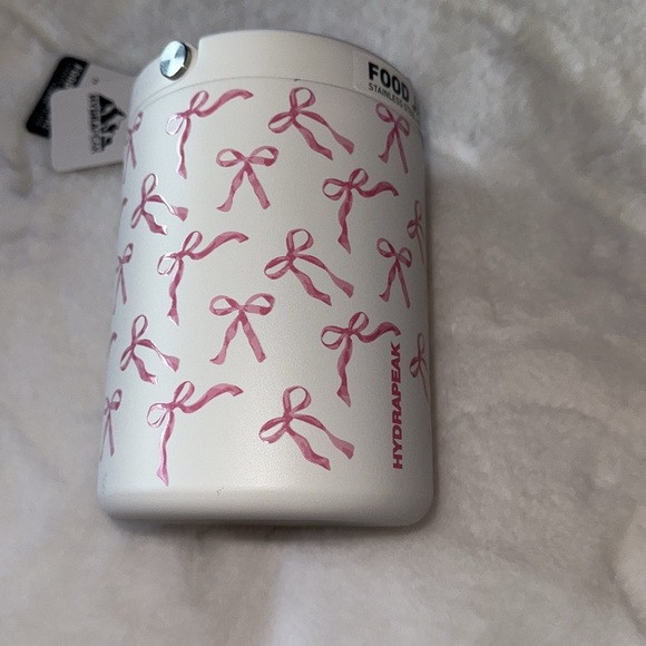 HYDRAPEAK Pink Bow Stainless Steel 25oz Tumbler and 32oz Food Jar Set 🎀🎀 - Picture 10 of 13